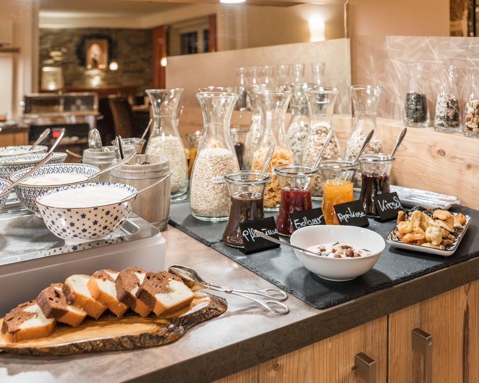 Süßes Buffet mit vielen Optionen